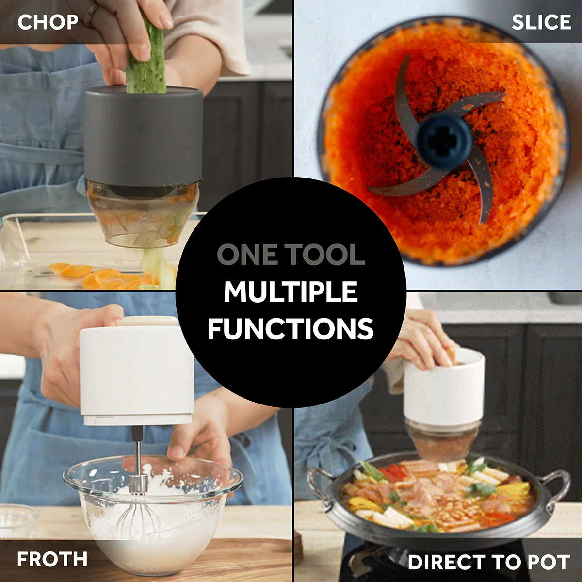 3-in-1 Cordless Food Prep System - Image 25