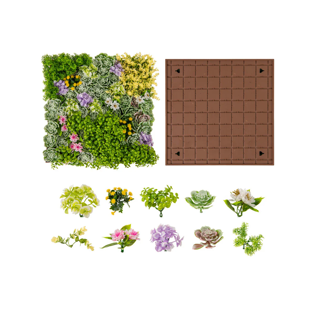 3D Hanging Succulents (Set of 2) - Image 2