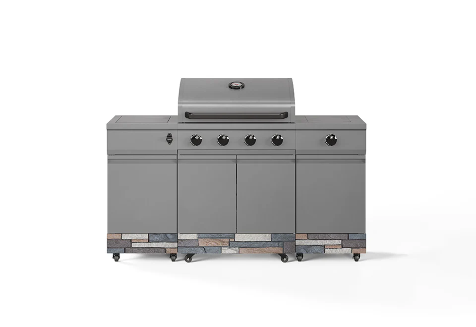 5-Burner Fresno Island Outdoor Grill