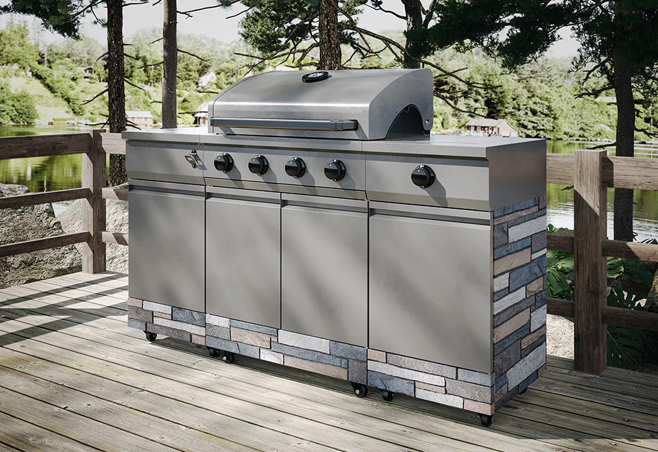 5-Burner Fresno Island Outdoor Grill - Image 2