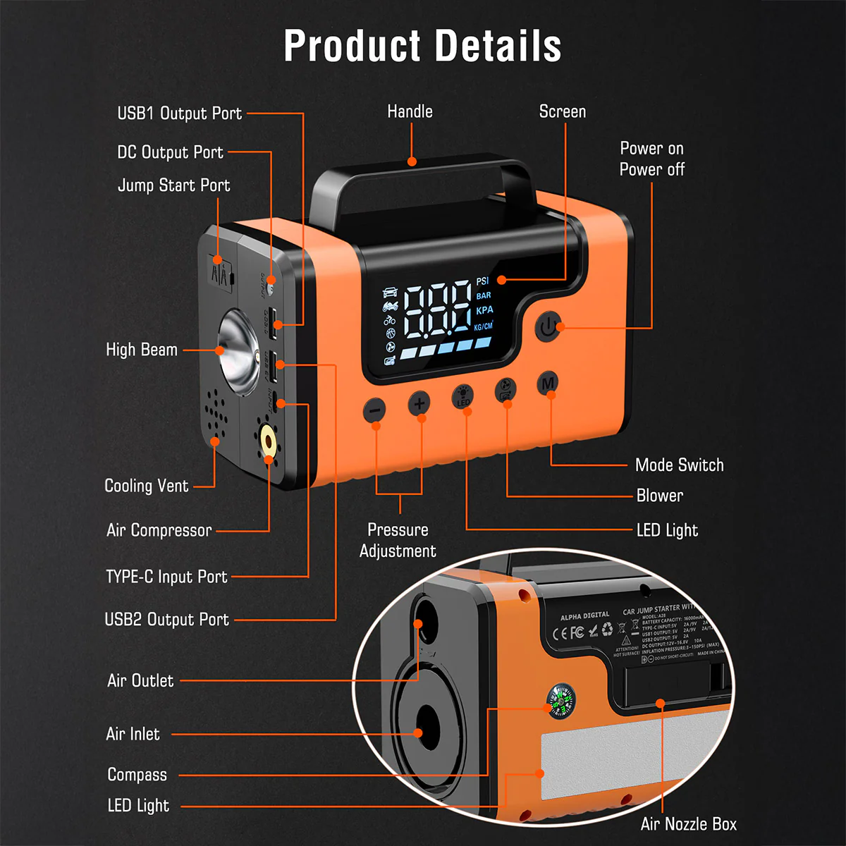5-in-1 Jump Starter - Image 7