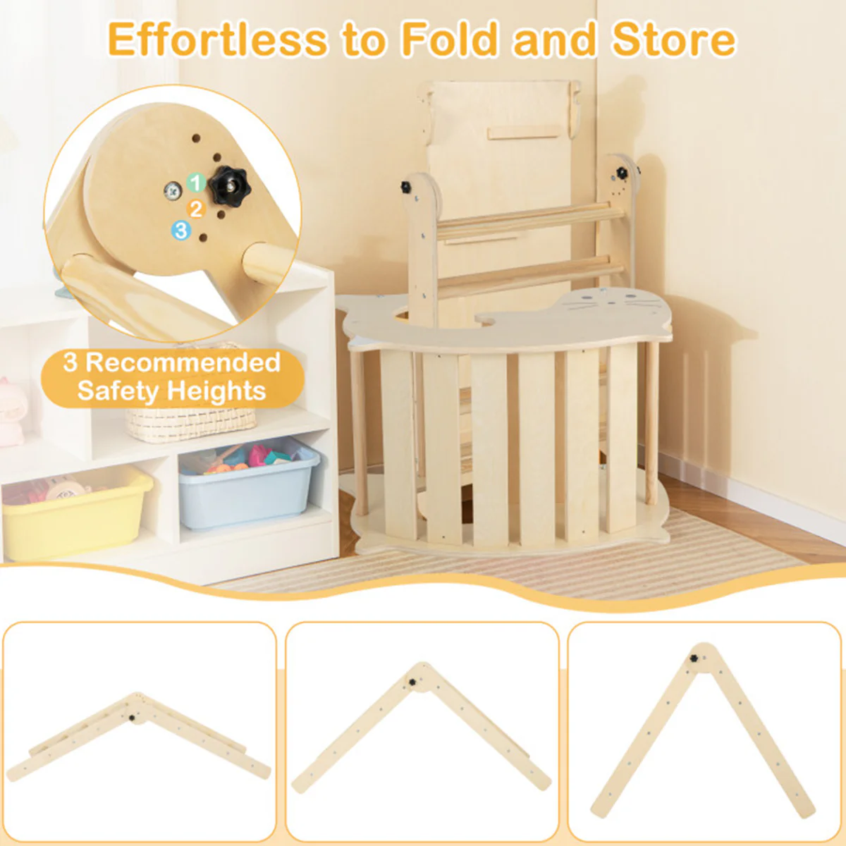 7-in-1 Indoor Climbing Toys with Reversible Ramp - Image 18