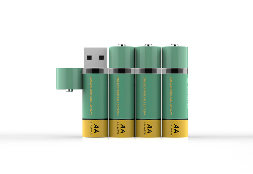 AA USB Rechargeable Batteries (Set of 4) - Image 4