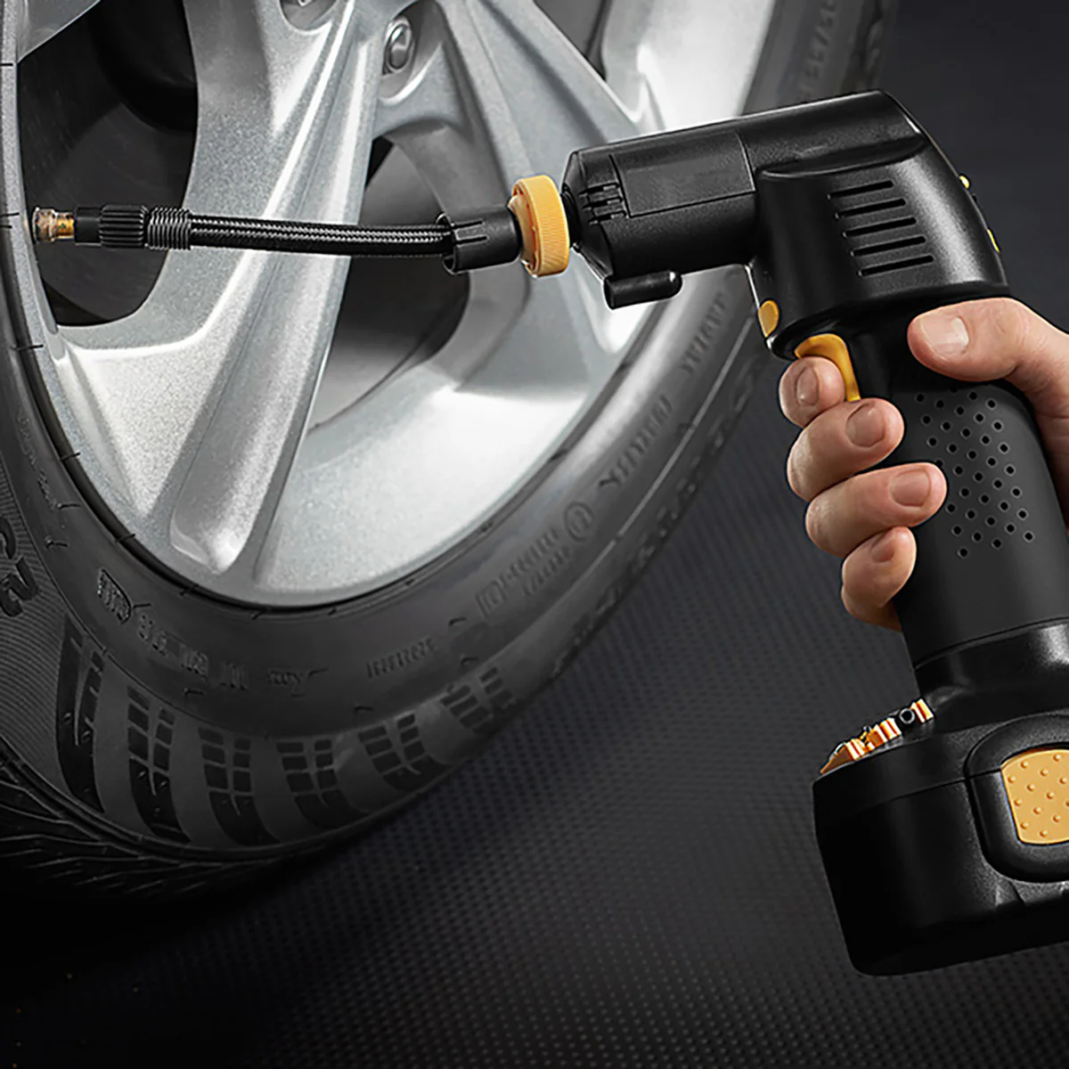 Cordless Auto Stop Tire Inflator by Sharper Image - Image 6