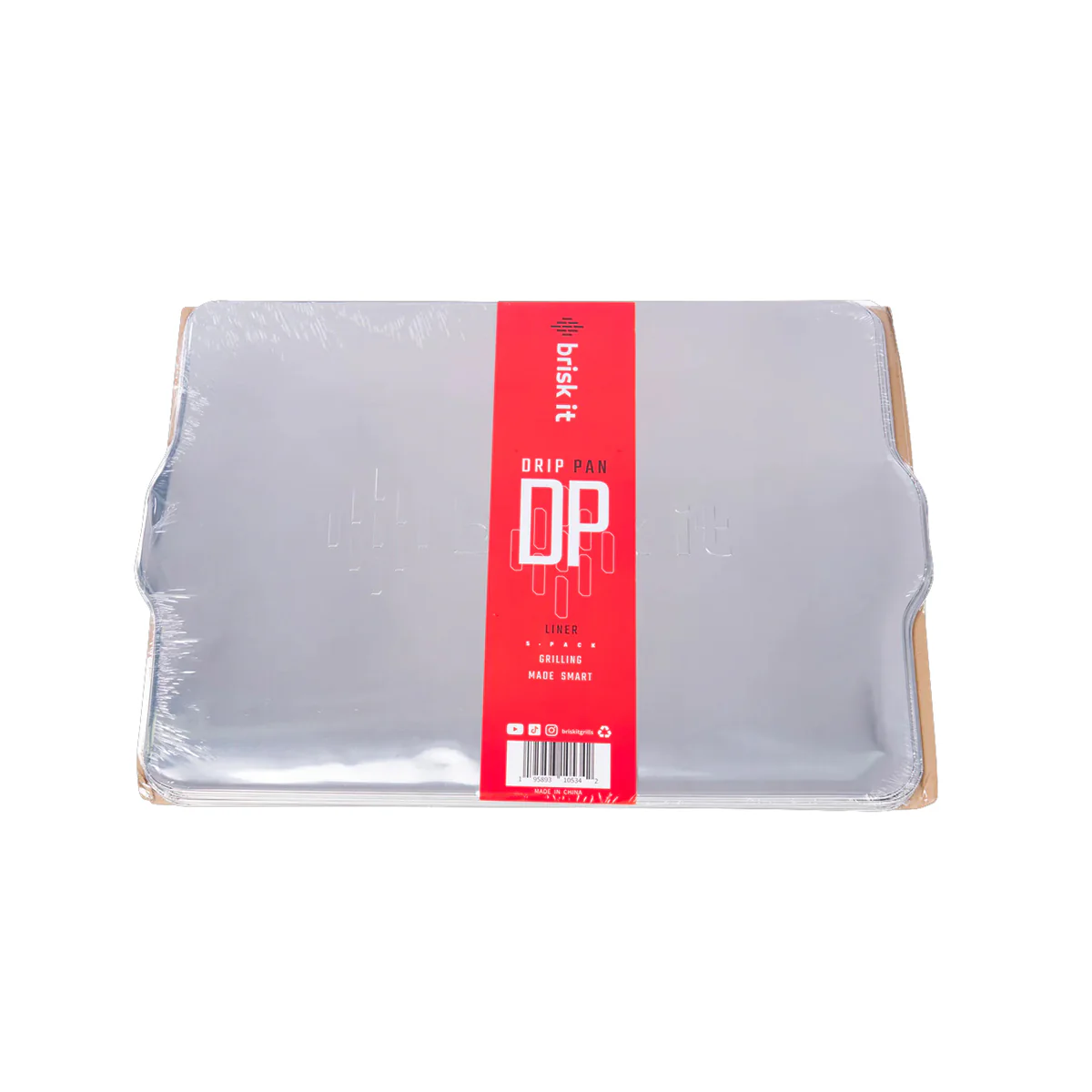 Drip Pan Liner for Smart Wood Pellet Smoker Grill (Set of 5) - Image 2