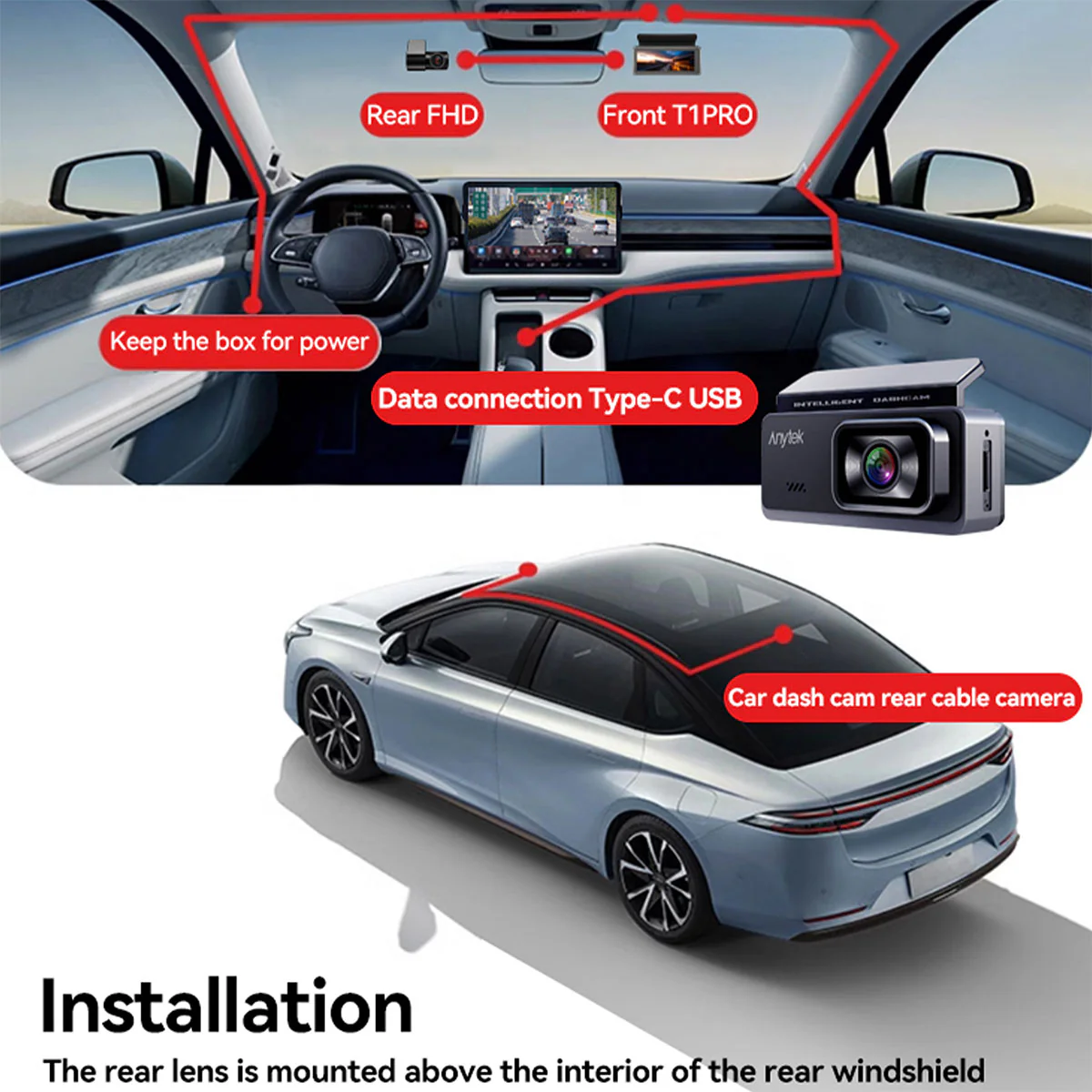 Dual Smart Dash Camera with Parking Monitoring - Image 5