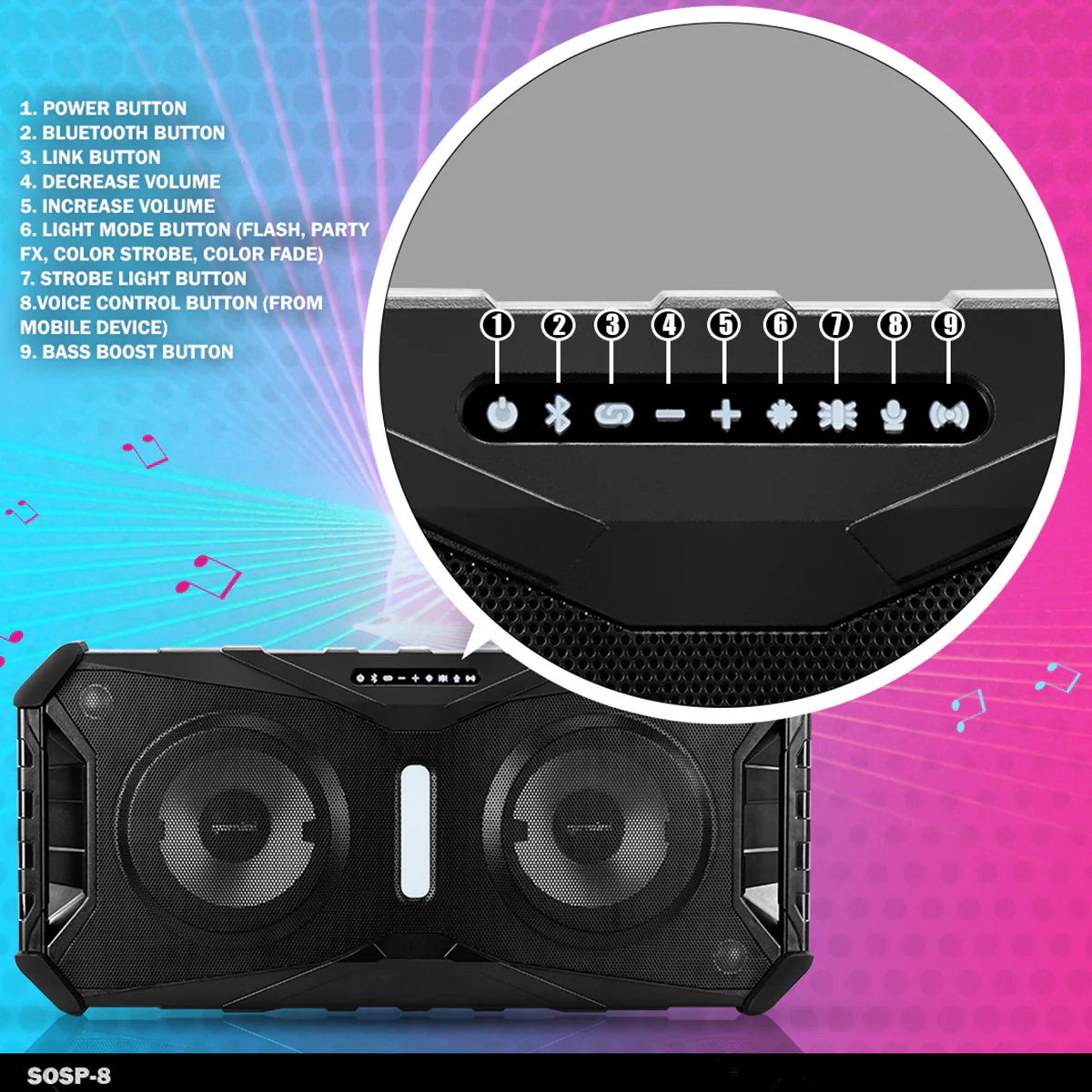 Floating LED Party Speaker - Image 14