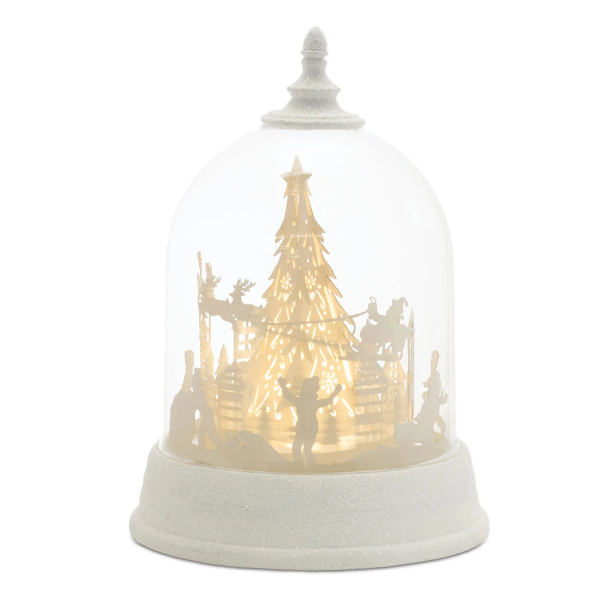 LED Rotating Snowman Globe - Image 3