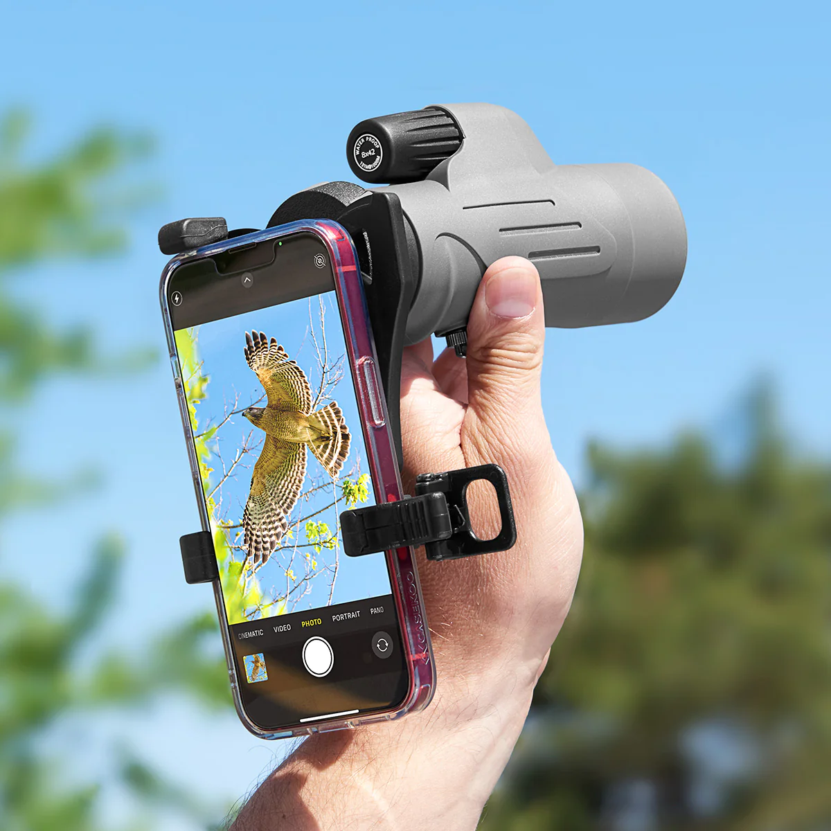 Monocular with Smartphone Adapter