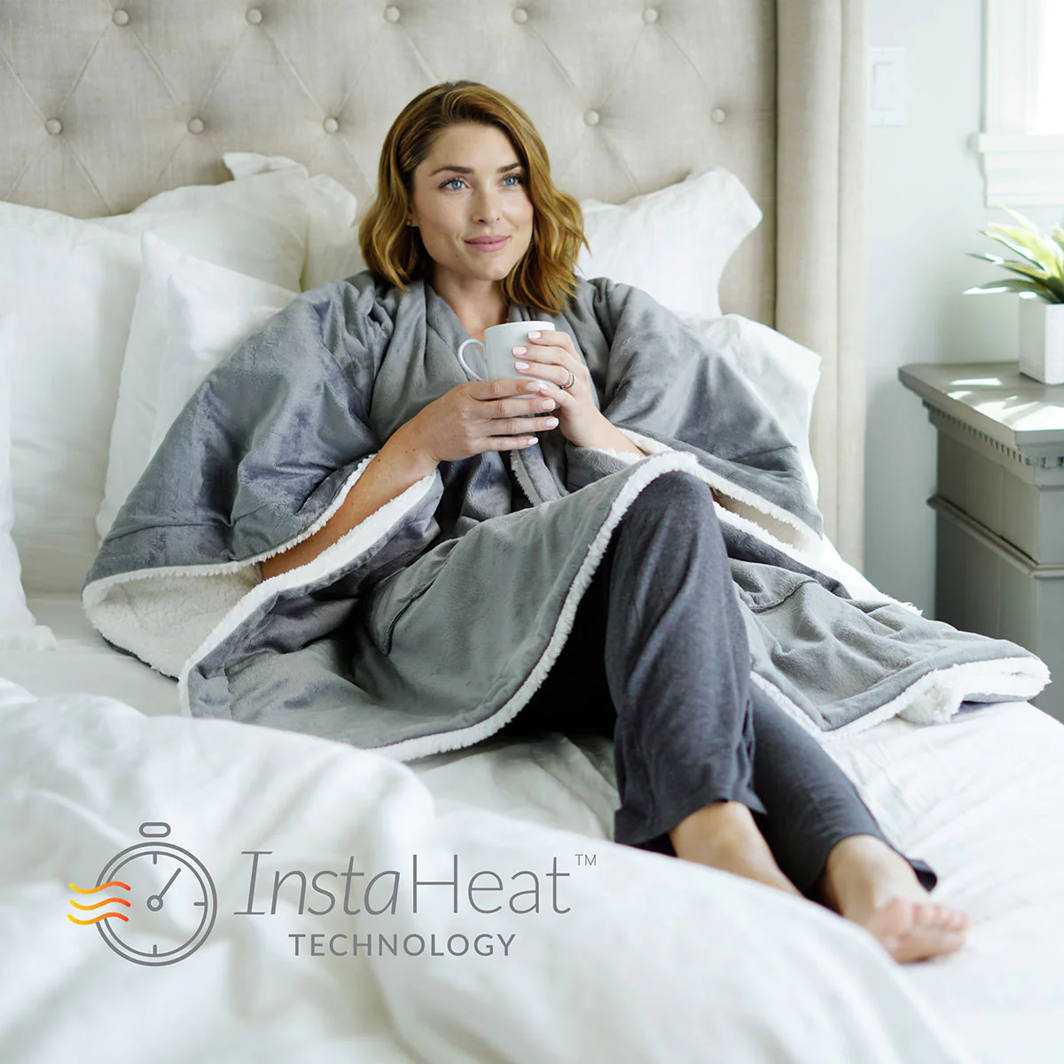 Plush Heated Shawl - Image 3