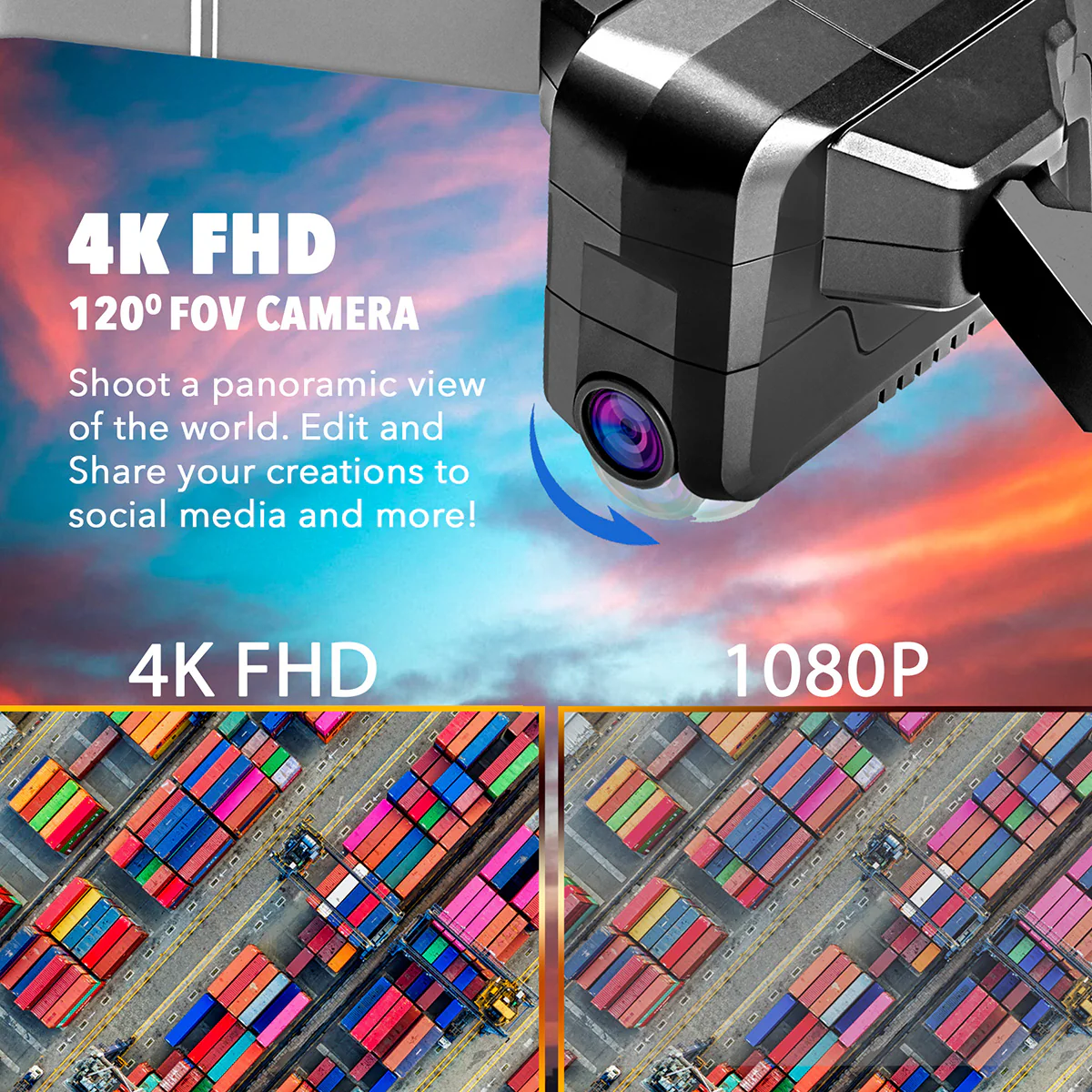 Pro Drone with 4K UHD Camera - Image 3
