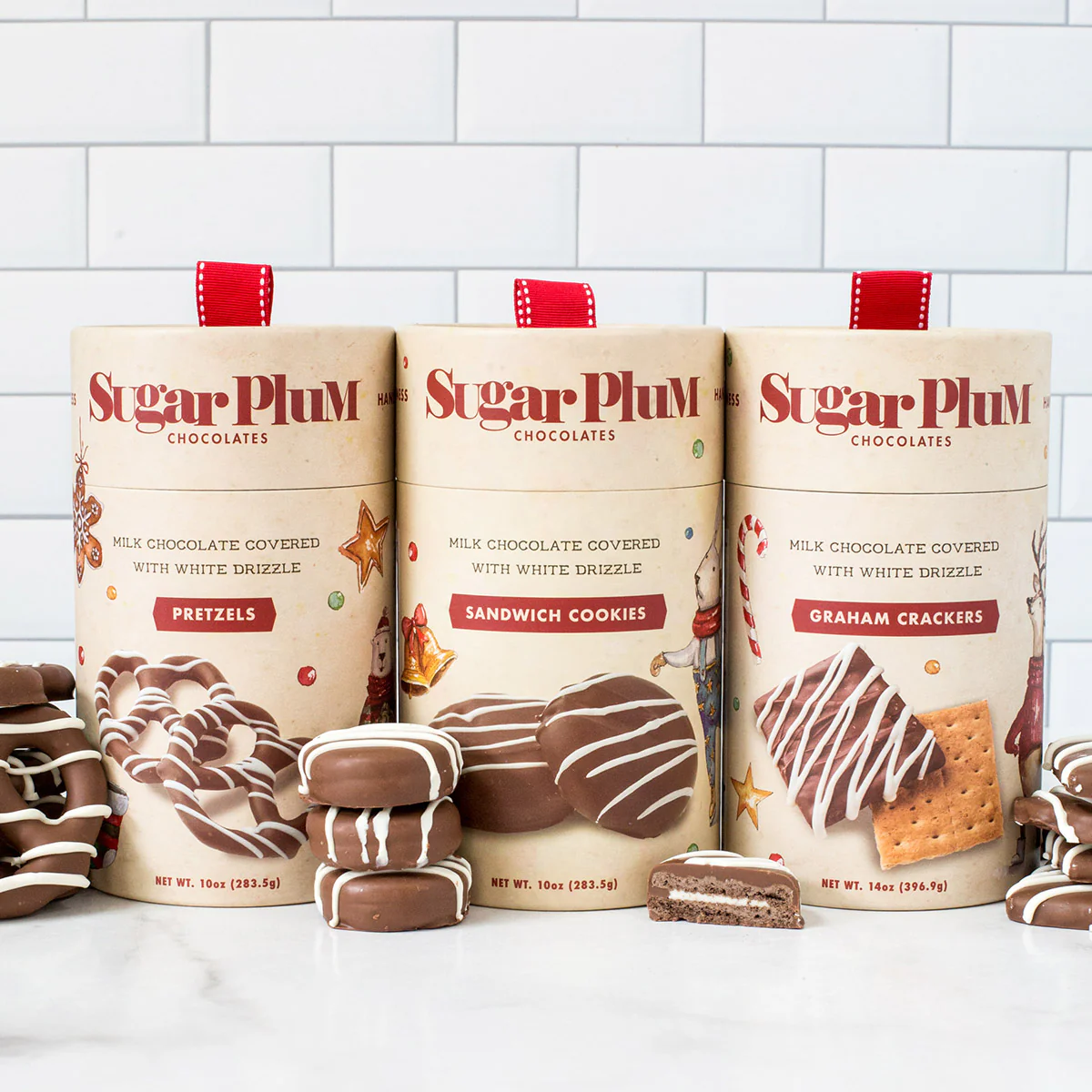 Sugar Plum Holiday Cheer Chocolate Treat Trio
