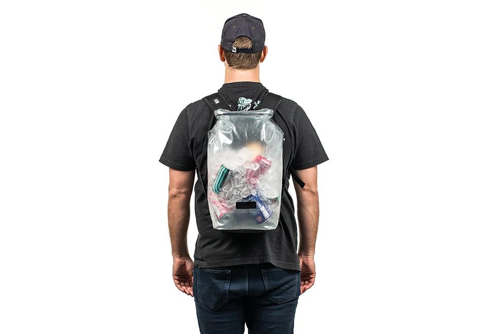 Transparent Beverage Cooler Backpack