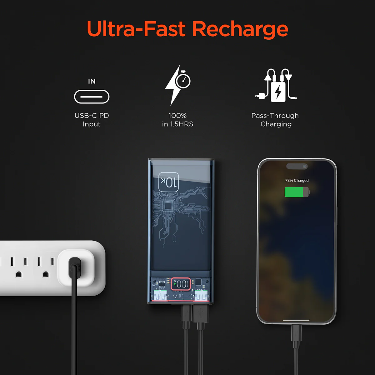 Transparent Fast Charge Power Bank - Image 5
