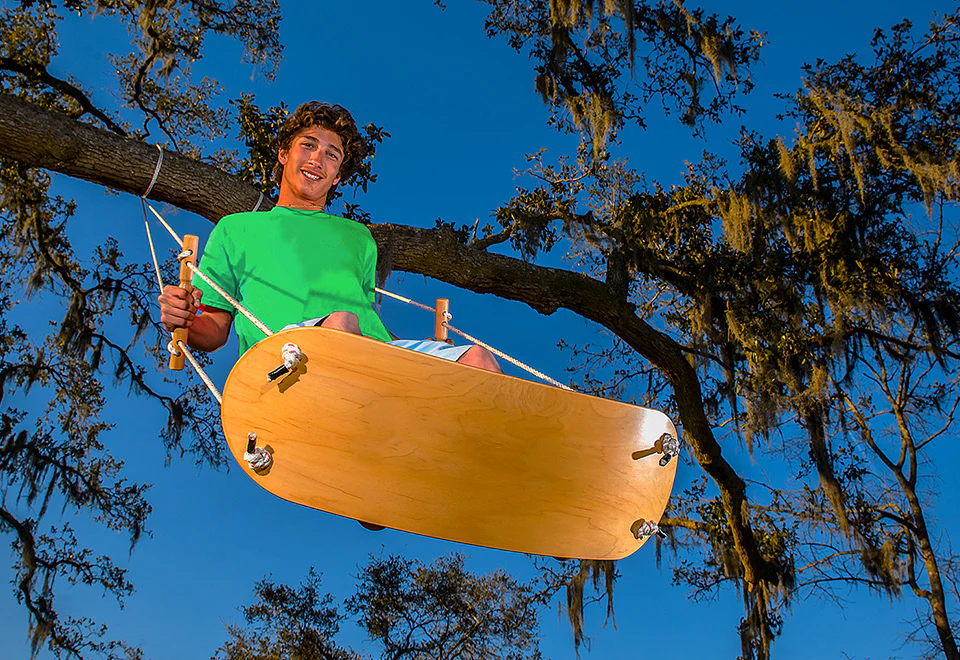 Tree Swing Surf Board